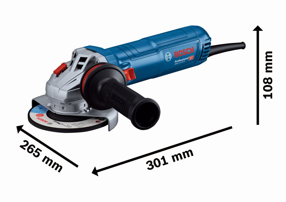 Bosch PRO Winkelschleifer GWS 12-125 S Produktbild img3 L