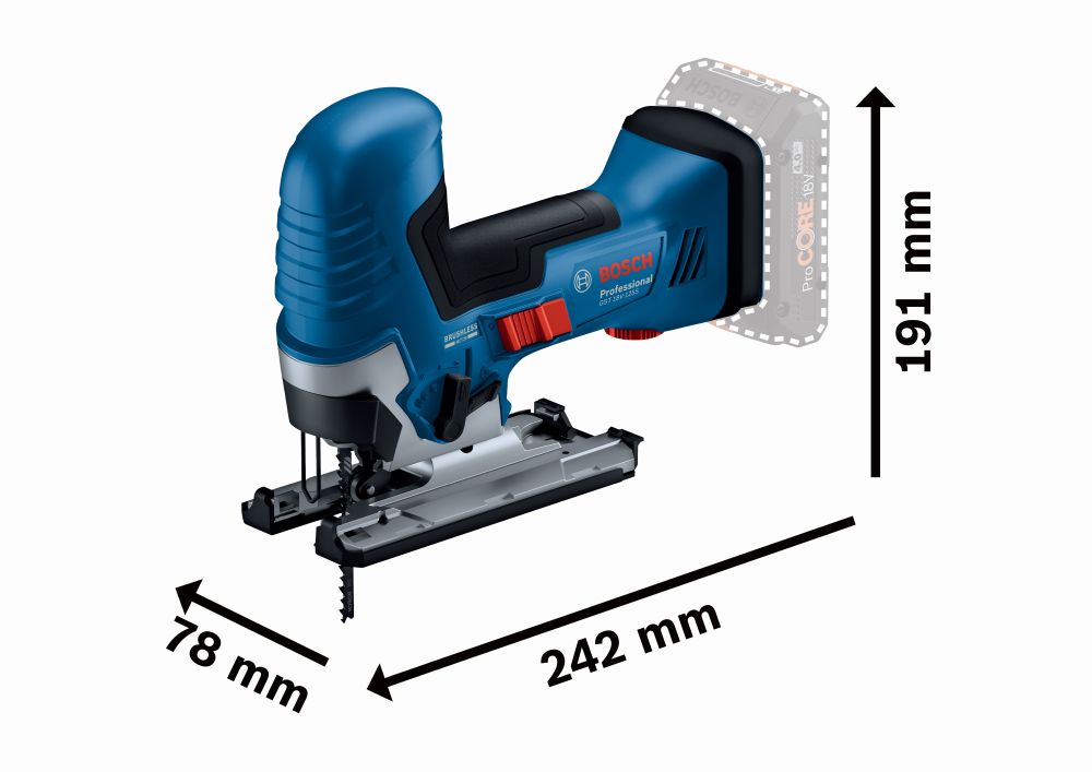 Bosch PRO Akku-Stichsäge GST 18V-125 S Produktbild img3 L
