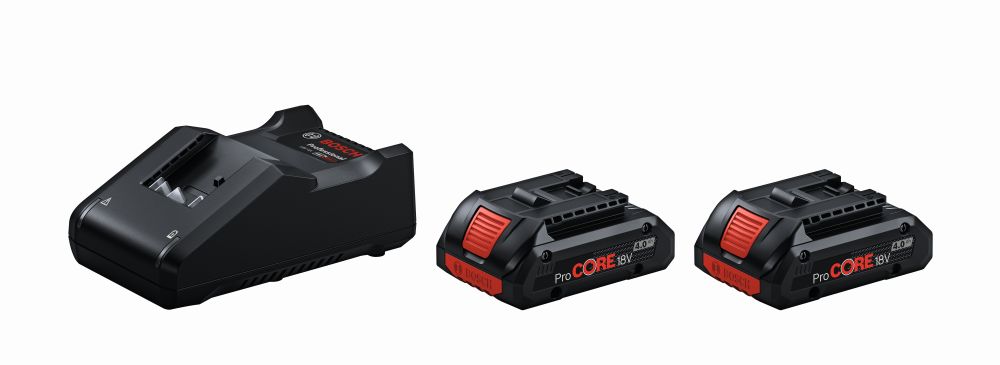 Bosch PRO Starter-Set 2 x ProCORE18V 4.0Ah + GAL 18V-40 Produktbild img2 L
