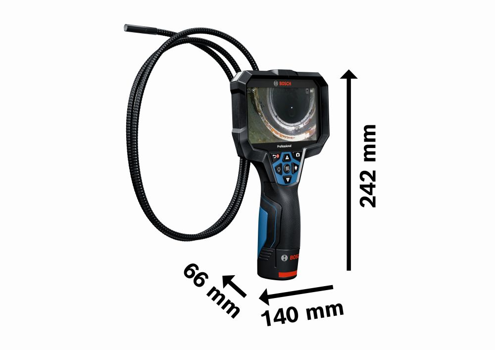 Bosch PRO Inspektionskamera GIC 12V-5-27 C, 1 x Akku GBA 12V 2.0Ah in L-BOXX Produktbild img3 L