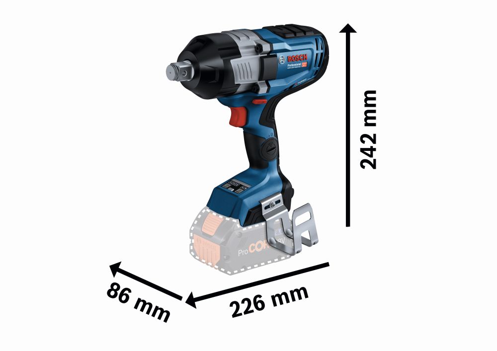 Bosch PRO Akku-Drehschlagschrauber GDS 18V-1600 HC Produktbild img3 L