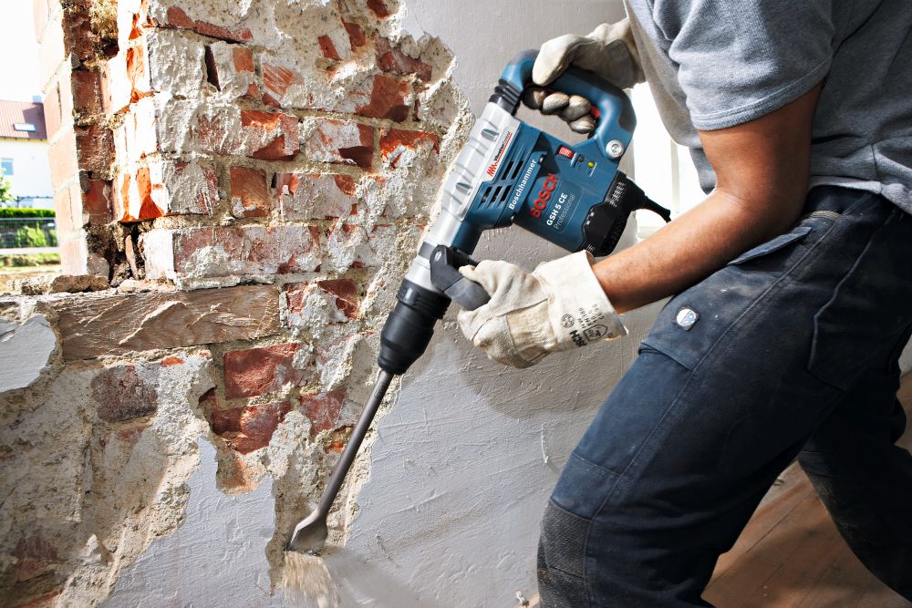 Bosch PRO Schlaghammer mit SDS max GSH 5 CE im Handwerkerkoffer Produktbild img5 L