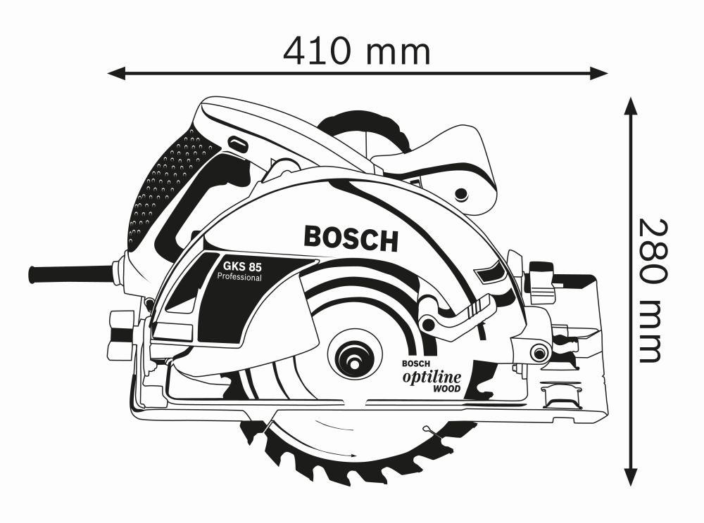 Bosch PRO Handkreissäge GKS 85 Produktbild img2 L