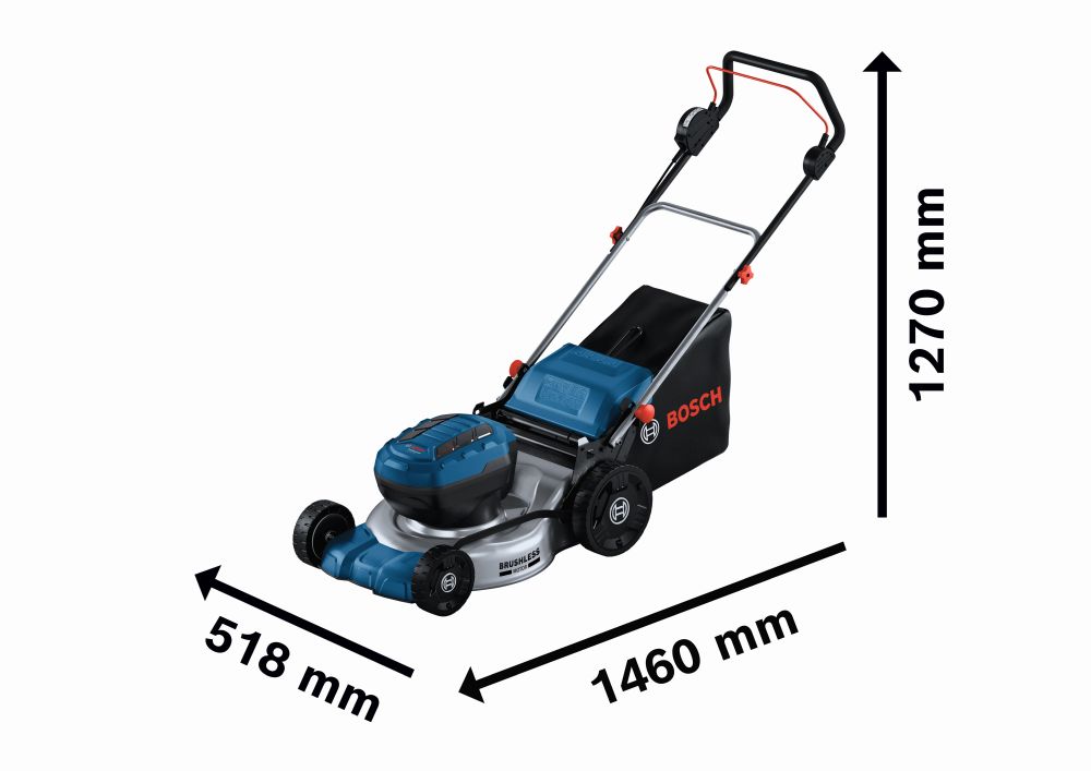 Bosch PRO Akku-Rasenmäher GRA 18V2-46 Produktbild img3 L