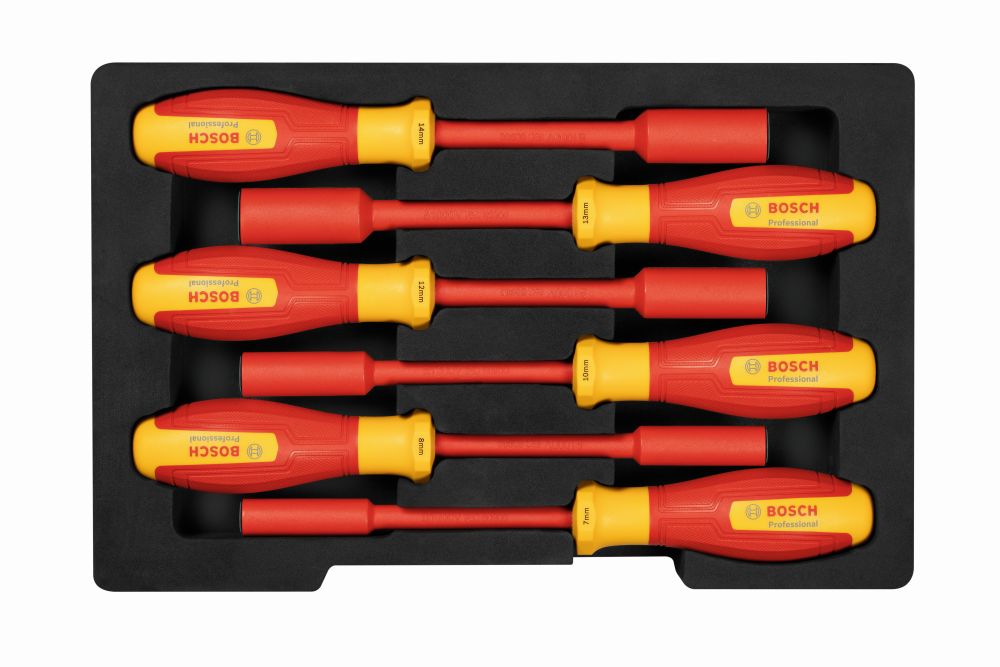 Bosch PRO VDE Steckschlüssel-Set, 6-teilig Produktbild img1 L