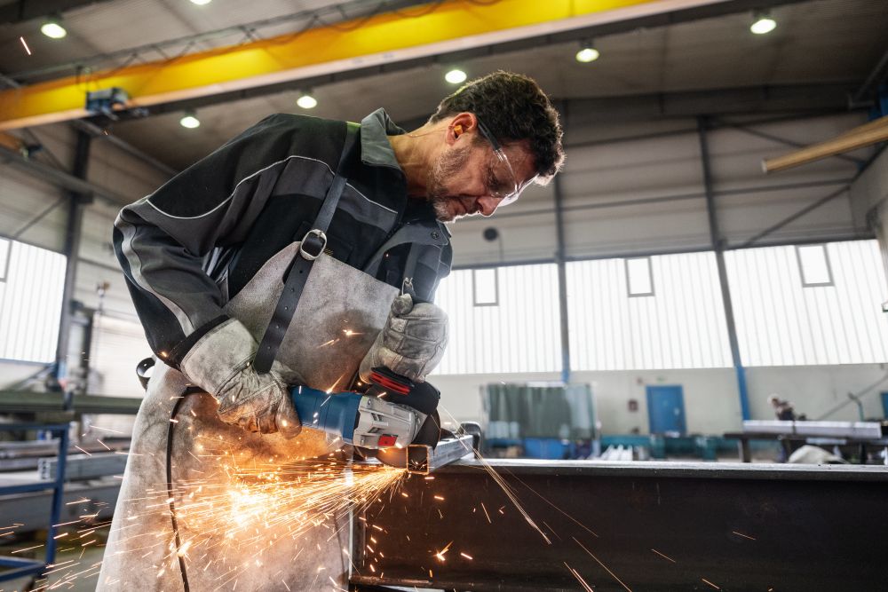 Bosch PRO Winkelschleifer GWS 12-125, Zusatzhandgriff Vibration Control Produktbild img5 L