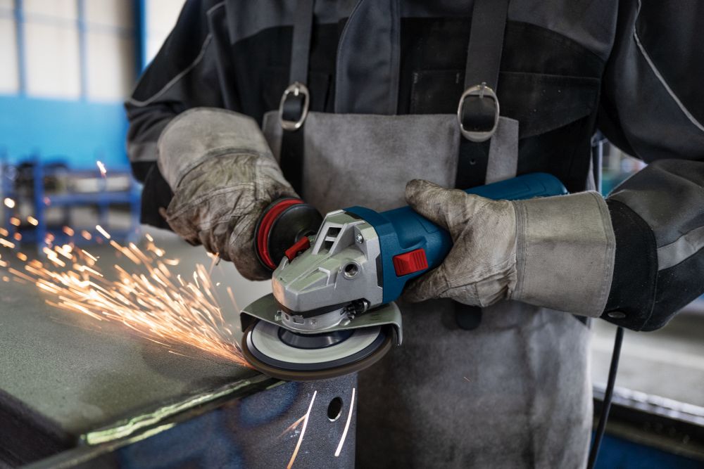 Bosch PRO Winkelschleifer GWS 12-125, Zusatzhandgriff Vibration Control Produktbild img7 L