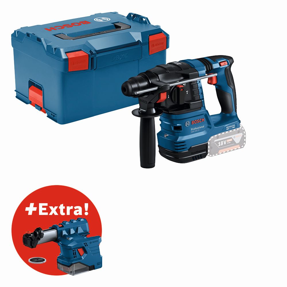 Bosch PRO Akku-Bohrhammer mit SDS plus GBH 18V-22 in L-BOXX 238 Produktbild img1 L