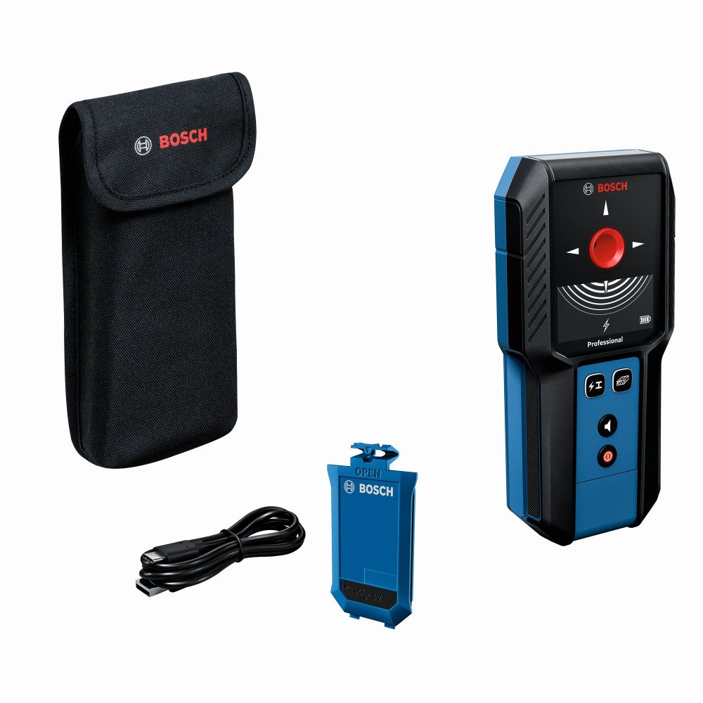 Bosch PRO Ortungsgerät GMS 120-27, BA 3.7V 1.0Ah A + USB-C®-Kabel Produktbild img1 L
