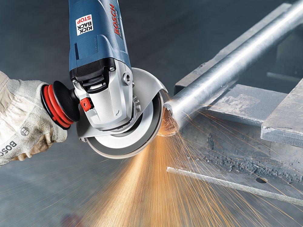 Bosch PRO Fächerschleifscheibe X551 Expert for Metal, gewinkelt, 115 mm, 40, Glasgewebe Produktbild img5 L