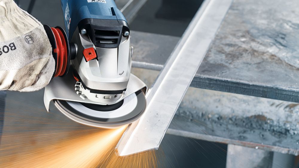 Bosch PRO Fächerschleifscheibe X551 Expert for Metal, gewinkelt, 115 mm, 40, Glasgewebe Produktbild img6 L
