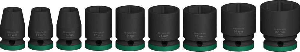 Bosch PRO Impact Steckschlüsselsatz Set, 1/2", Standard, 9-tlg. Produktbild img1 L