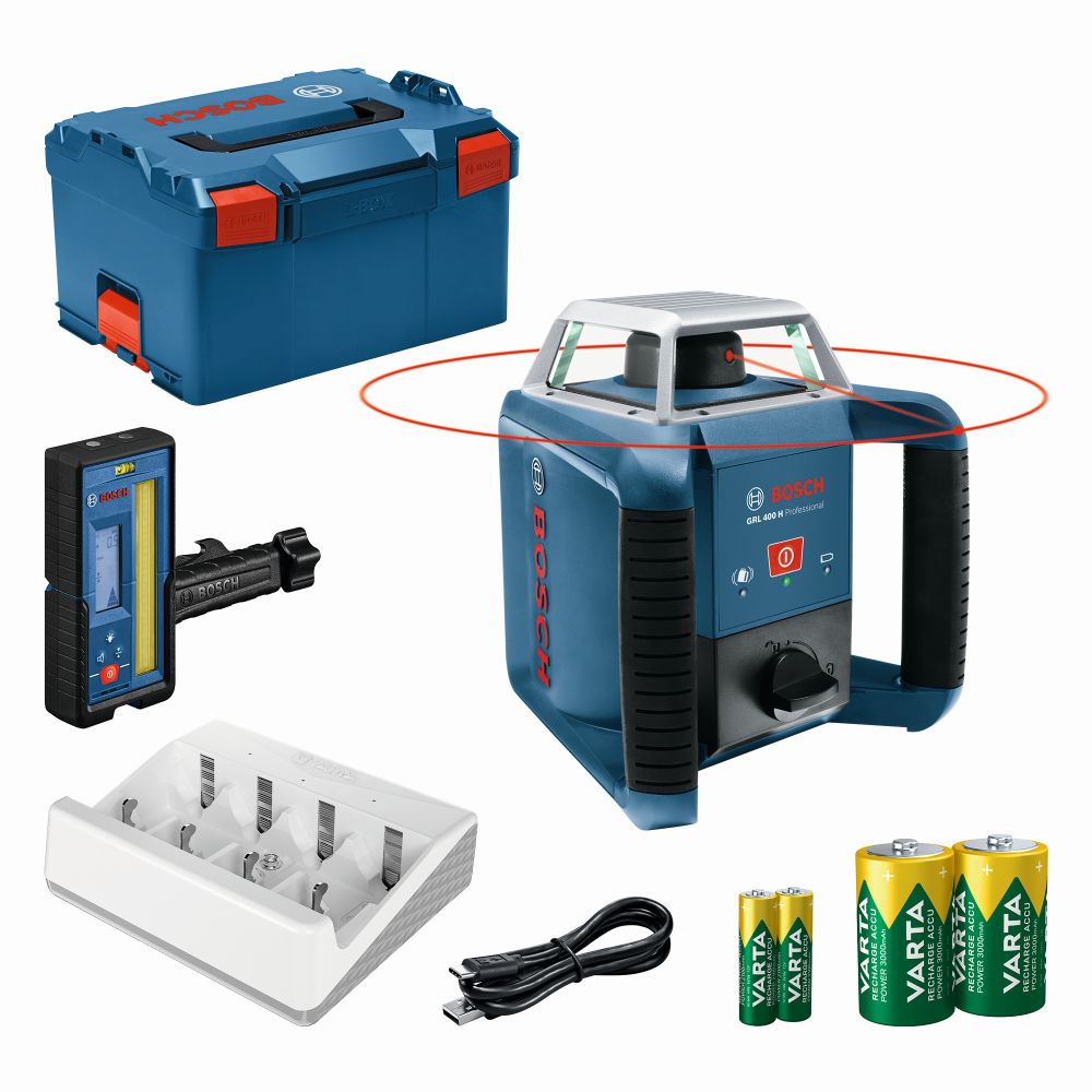 Bosch PRO Rotationslaser GRL 400 H + LR 45 in L-BOXX Produktbild img1 L
