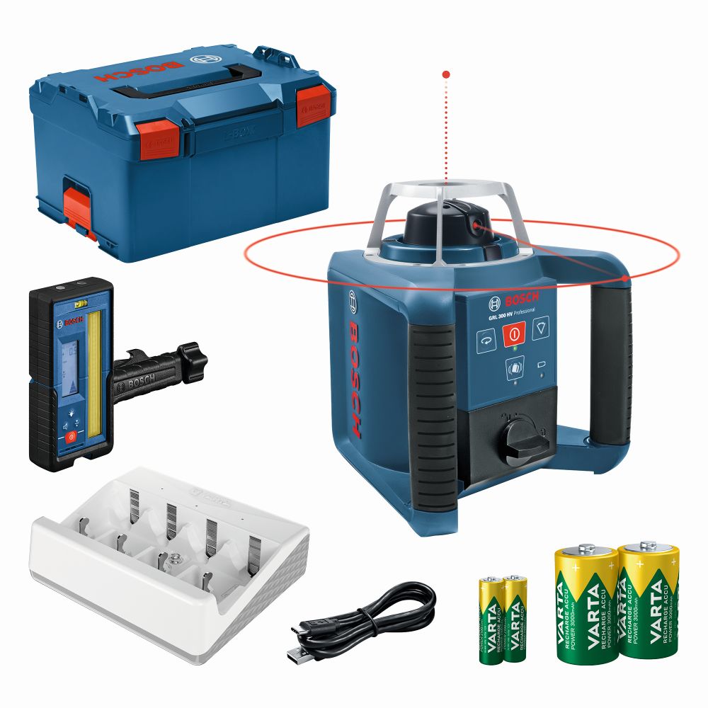 Bosch PRO Rotationslaser GRL 300 HV + LR 45 in L-BOXX Produktbild img1 L