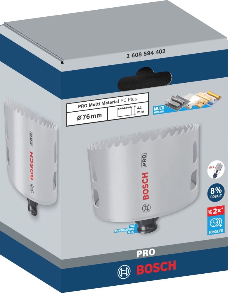 Bosch PRO Multi Material PC Plus Lochsäge, 76 mm Produktbild img3 L