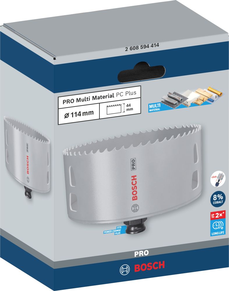 Bosch PRO Multi Material PC Plus Lochsäge, 114 mm Produktbild img3 L