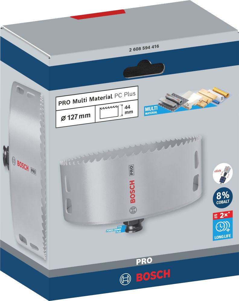 Bosch PRO Multi Material PC Plus Lochsäge, 127 mm Produktbild img3 L