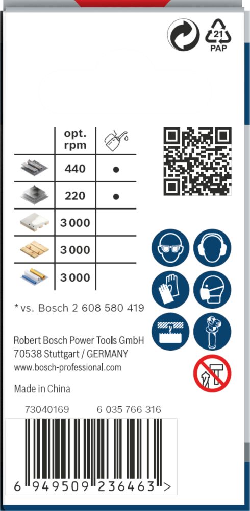 Bosch PRO Multi Material Lochsäge, 20 mm, mit Gewinde Produktbild img4 L