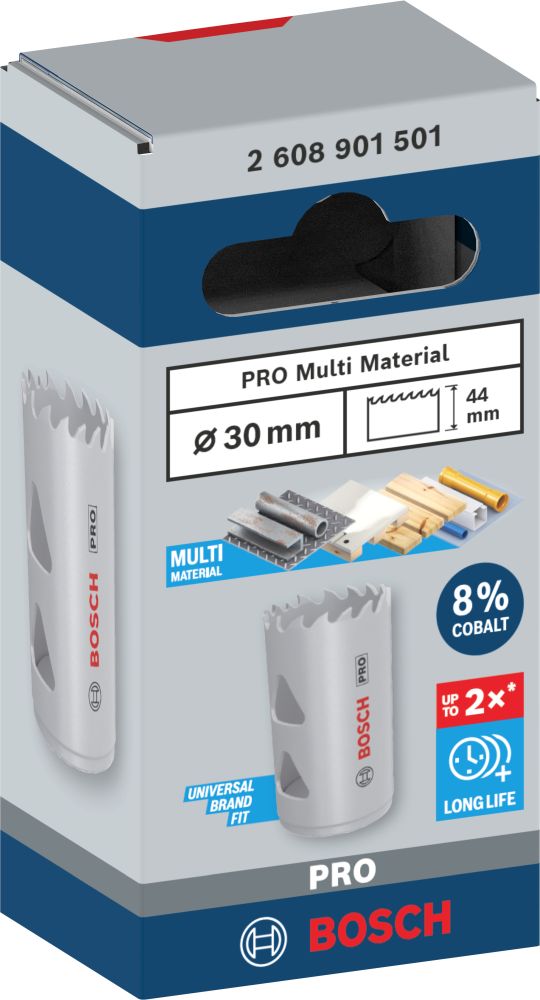 Bosch PRO Multi Material Lochsäge, 30 mm, mit Gewinde Produktbild img3 L