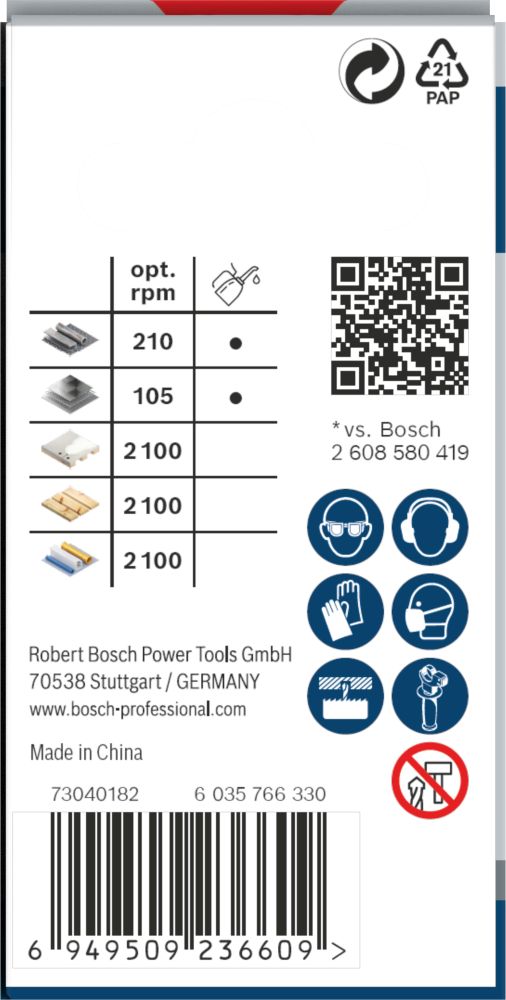 Bosch PRO Multi Material Lochsäge, 41 mm, mit Gewinde Produktbild img4 L
