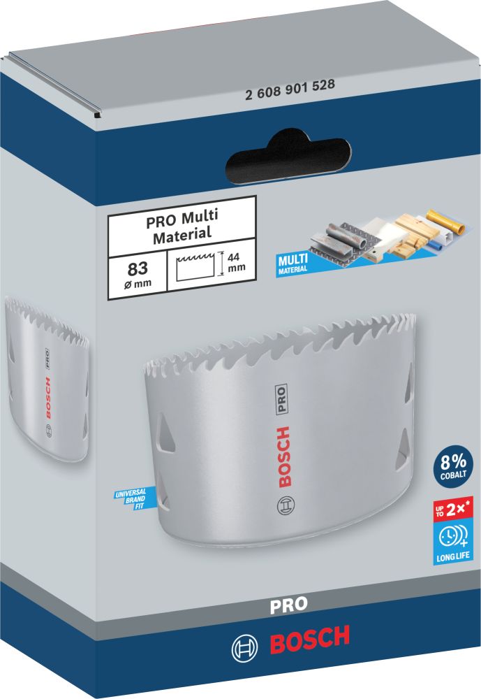 Bosch PRO Multi Material Lochsäge, 83&nbsp;mm, mit Gewinde Produktbild img3 L