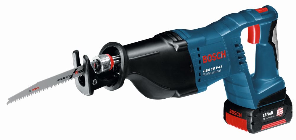 Bosch PRO Akku-Säbelsäge GSA 18V-LI, 2 x Akku GBA 18V 5.0Ah in L-BOXX Produktbild img2 L