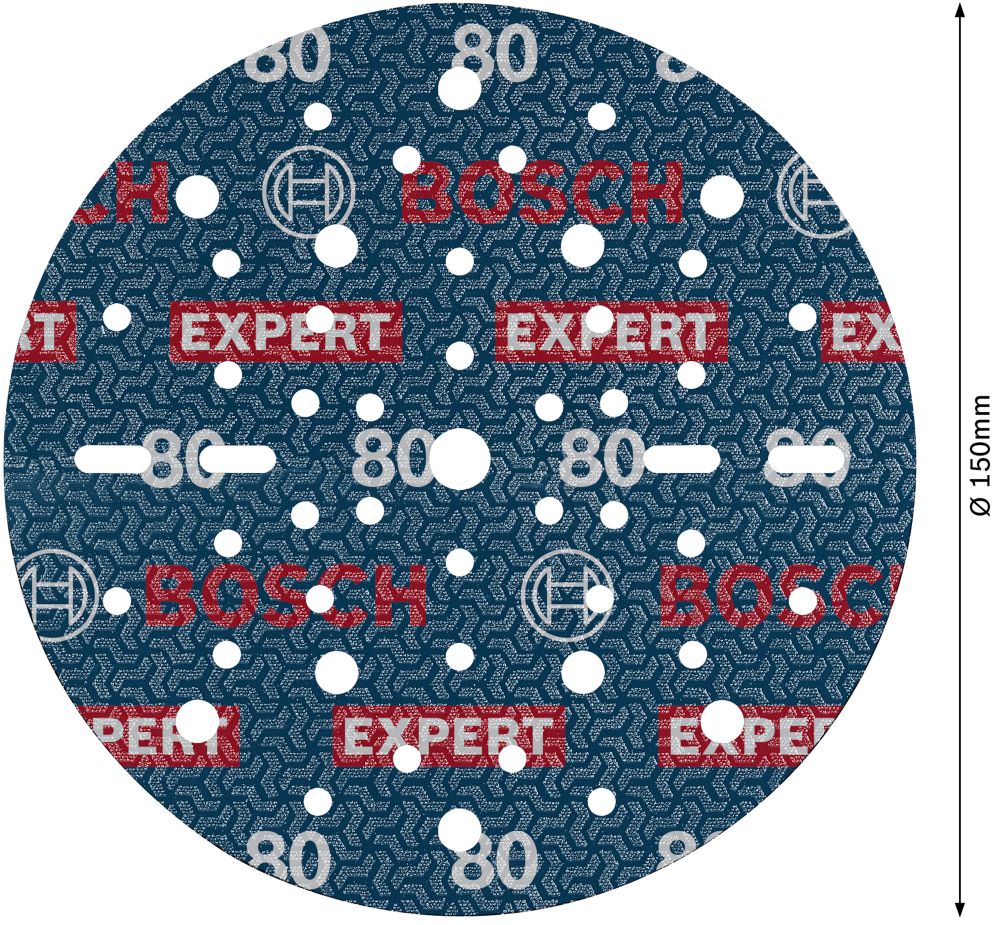 Bosch EXPERT O780 Foil Schleiffolie, 150 mm, K80 Produktbild img3 L