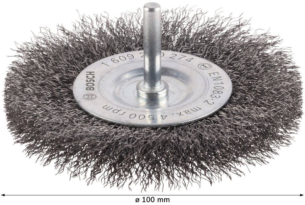 Bosch PRO Metal clean Scheibenbürste, zylindrischer Schaft, 100 x 0,2 mm Produktbild img4 L
