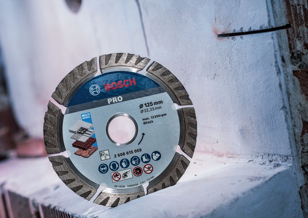Bosch PRO Multi Material Diamanttrennscheibe, 125 x 22,23 mm Produktbild img12 L