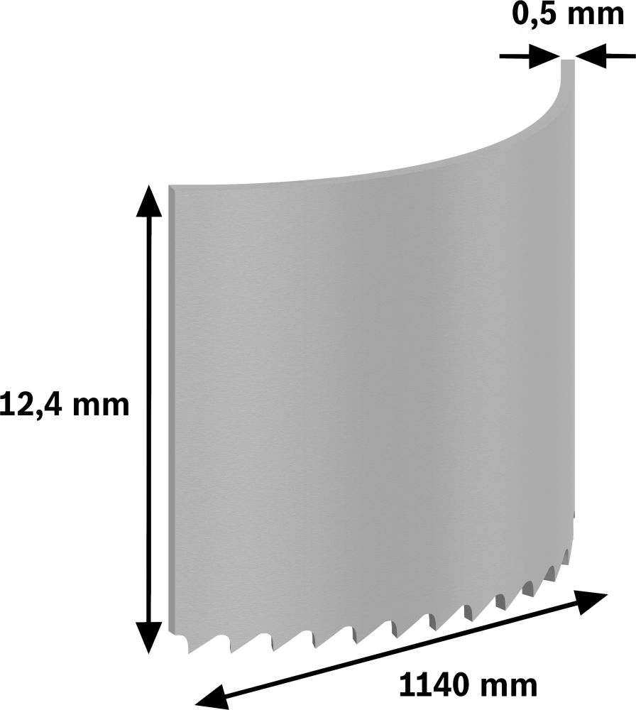 Bosch PRO CB4424 Bandsägeblatt, 1140 mm, 2-tlg. Produktbild img3 L