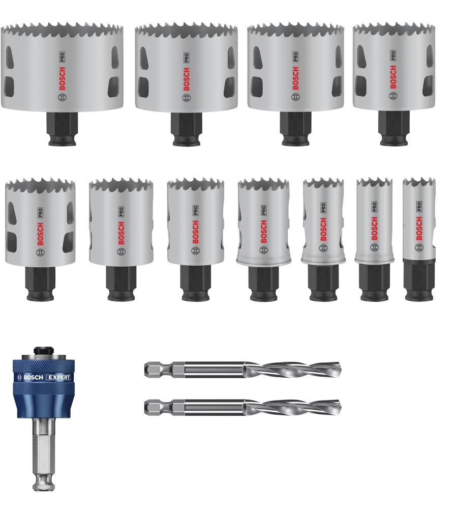 Bosch PRO Multi Material PC Plus Lochsägen-Set, 20, 64, 76 mm, 14-tlg. Produktbild img1 L