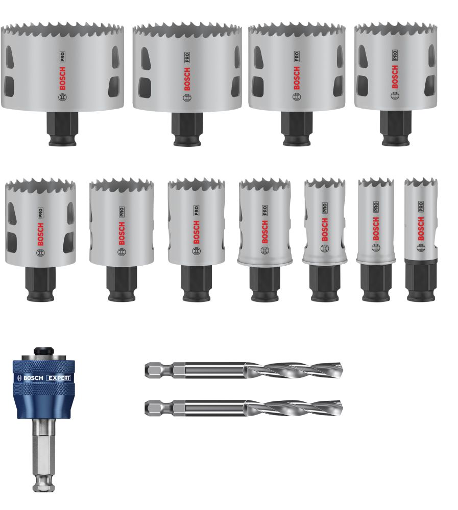 Bosch PRO Multi Material PC Plus Lochsägen-Set, 20, 68, 76 mm, 14-tlg. Produktbild img1 L