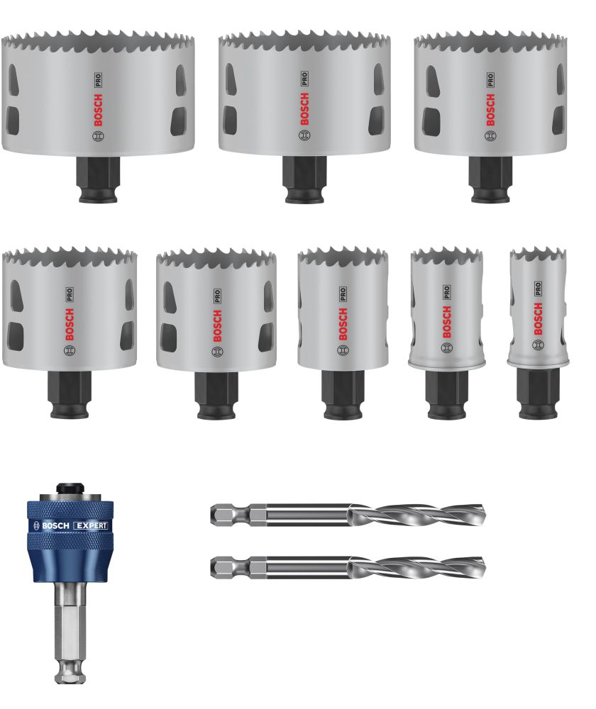 Bosch PRO Multi Material PC Plus Lochsägen-Set, 25-86 mm, 11-tlg. Produktbild img1 L