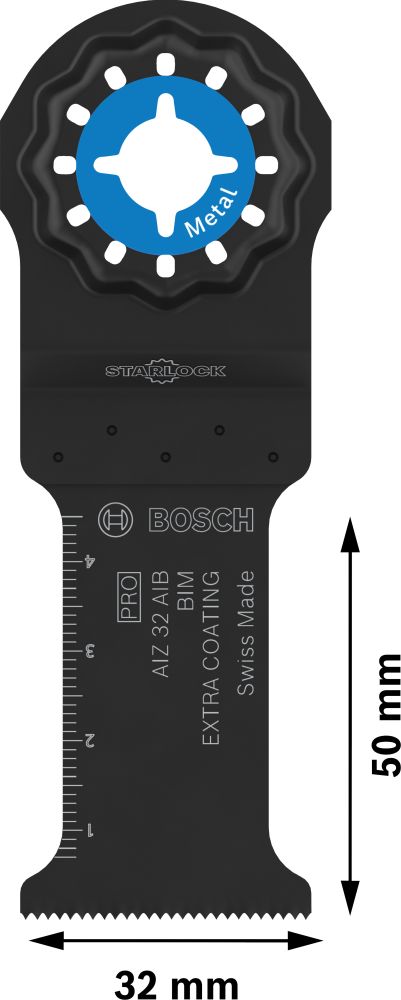 Bosch PRO AIZ 32 AIB Blatt für Multifunktionswerkzeuge, 32 x 50 mm Produktbild img4 L