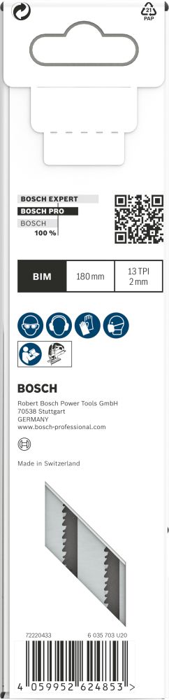 Bosch PRO Metal Sandwich T718BF Stichsägeblatt, 180 mm, 5-tlg. Produktbild img3 L