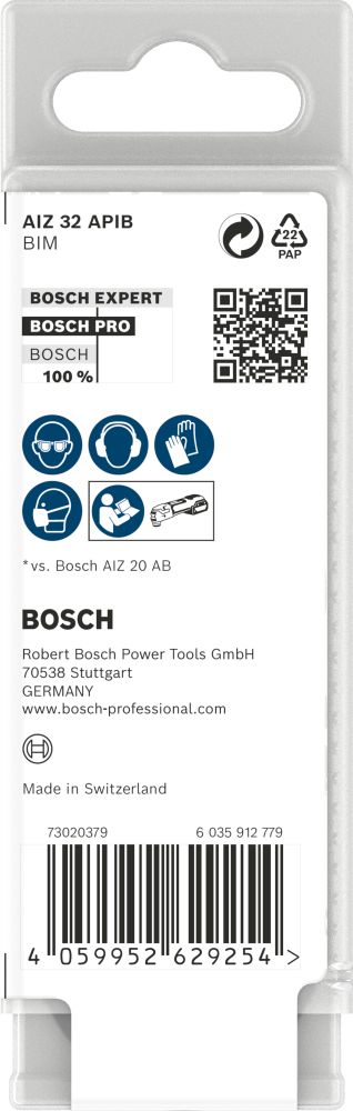 Bosch PRO AIZ 32 APIB Blatt für Multifunktionswerkzeuge, 32 x 50 mm, 10-tlg. Produktbild img3 L