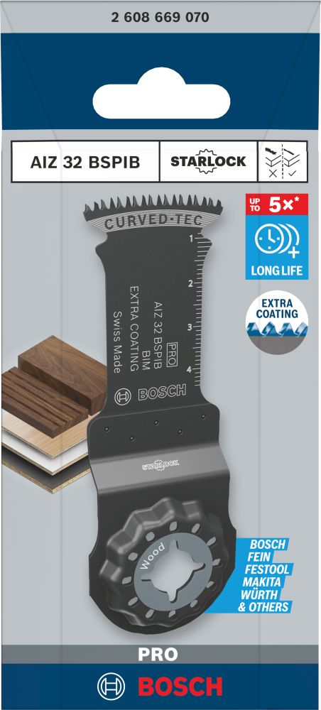 Bosch PRO AIZ 32 BSPIB Blatt für Multifunktionswerkzeuge, 32 x 50 mm Produktbild img2 L