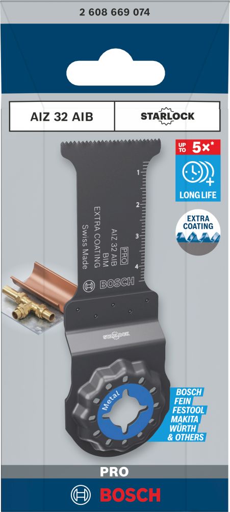 Bosch PRO AIZ 32 AIB Blatt für Multifunktionswerkzeuge, 32 x 50 mm Produktbild img2 L