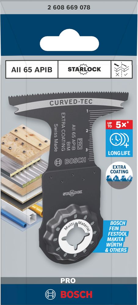 Bosch PRO AII 65 APIB Blatt für Multifunktionswerkzeuge, 65 x 40 mm Produktbild img2 L