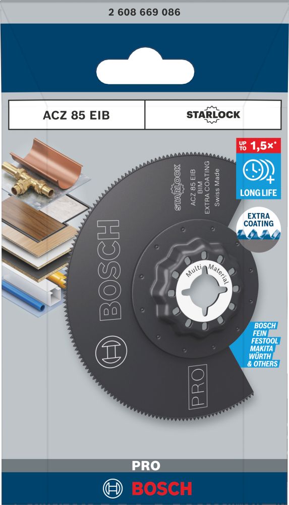 Bosch PRO ACZ 85 EIB Blatt für Multifunktionswerkzeuge, 85 mm Produktbild img2 L