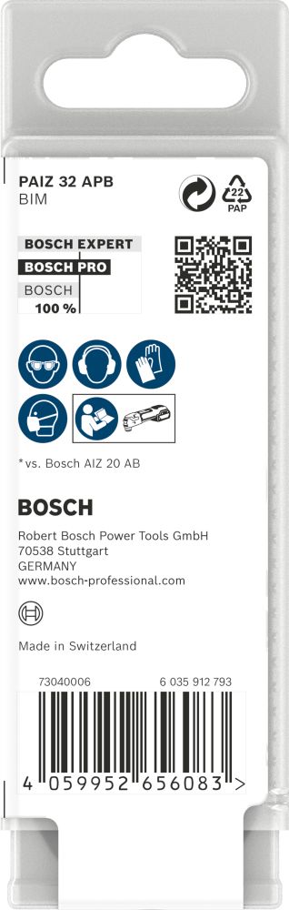 Bosch PRO PAIZ 32 APB Blatt für Multifunktionswerkzeuge, 32 x 60 mm, 10-tlg. Produktbild img3 L