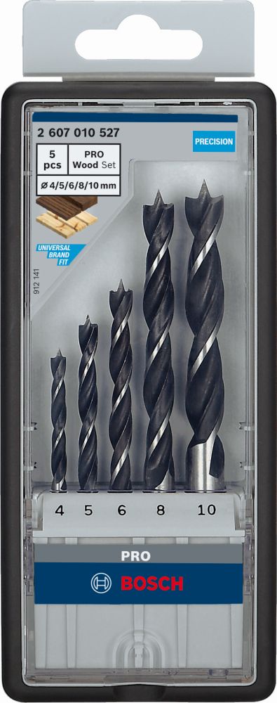 Bosch PRO Wood Holzspiralbohrer Set. 5-tlg. Produktbild img3 L