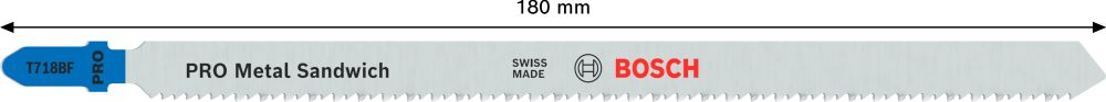 Bosch PRO Metal Sandwich T718BF Stichsägeblatt, 180 mm, 5-tlg. Produktbild img4 L