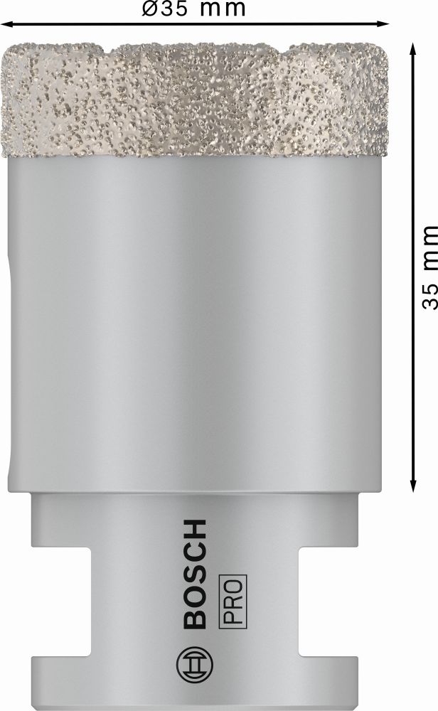Bosch PRO Ceramic Trockenbohrkrone, 35 x 35 x 14 mm Produktbild img5 L
