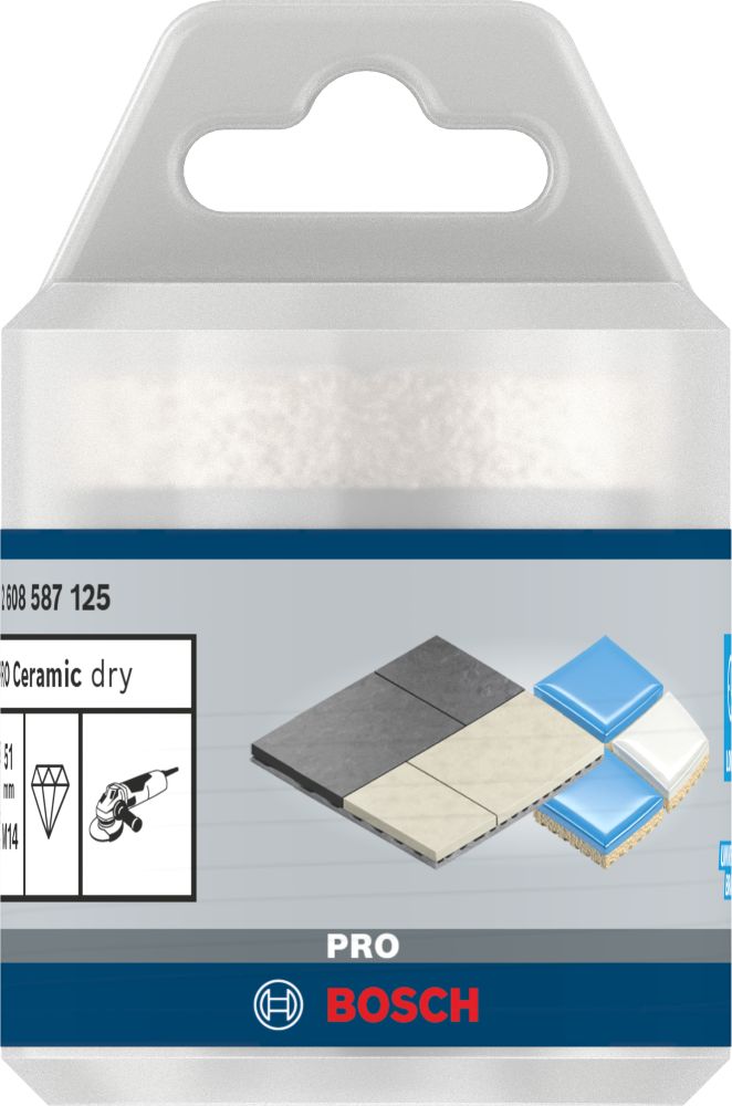 Bosch PRO Ceramic Trockenbohrkrone, 51 x 35 x 14 mm Produktbild img3 L