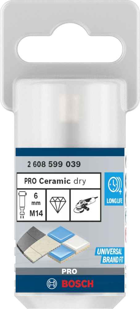 Bosch PRO Ceramic Trockenbohrkrone, 6 x 30 x 14 mm Produktbild img3 L