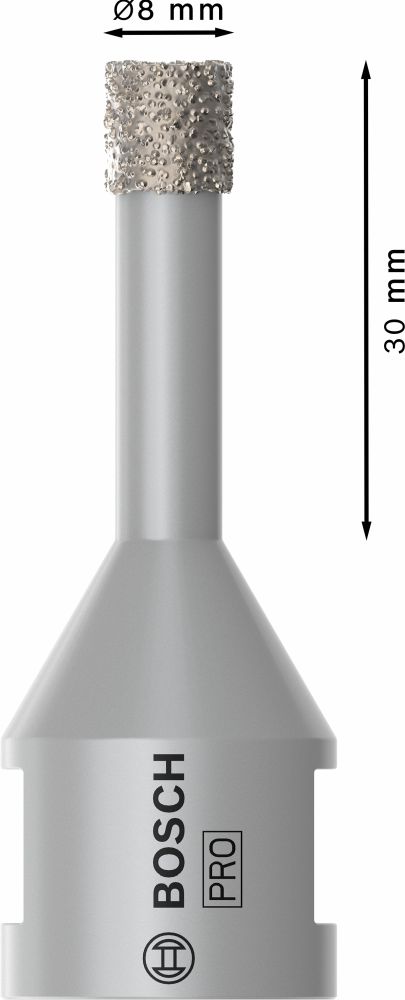Bosch PRO Ceramic Trockenbohrkrone, 8 x 30 x 14 mm Produktbild img5 L