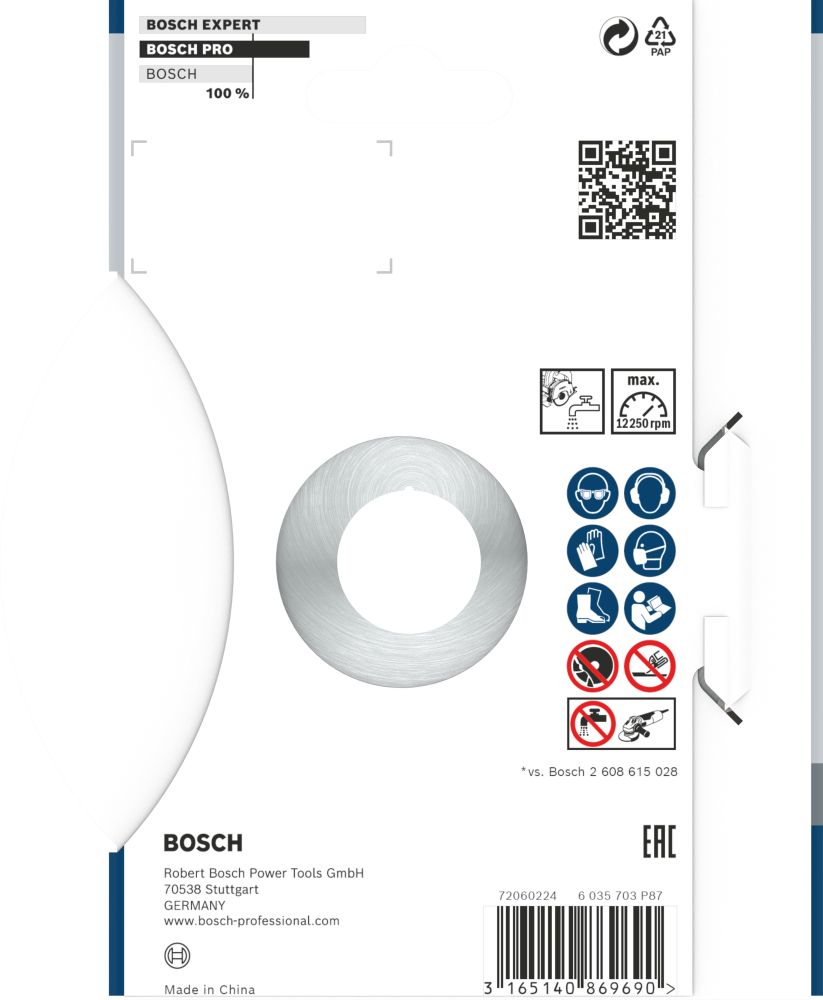 Bosch PRO Multi Material Diamanttrennscheibe, 125 x 22,23 mm Produktbild img4 L