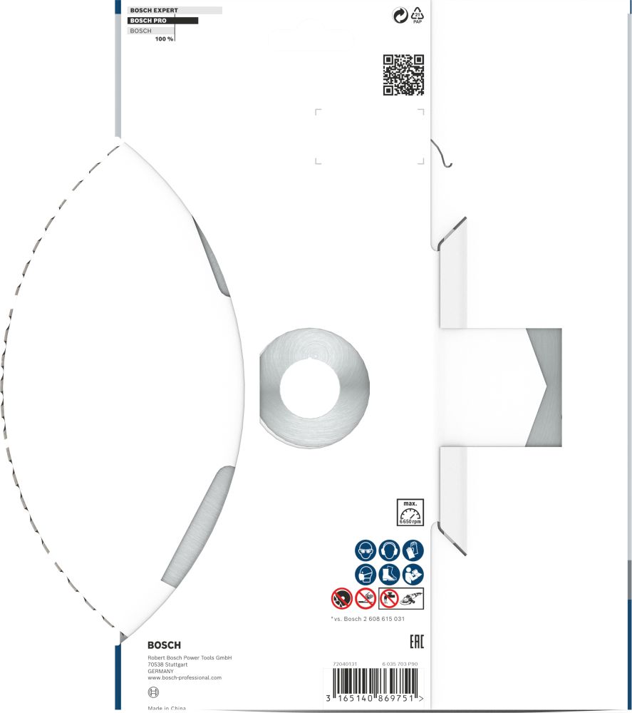 Bosch PRO Multi Material Diamanttrennscheibe, 230 x 22,23 mm Produktbild img4 L