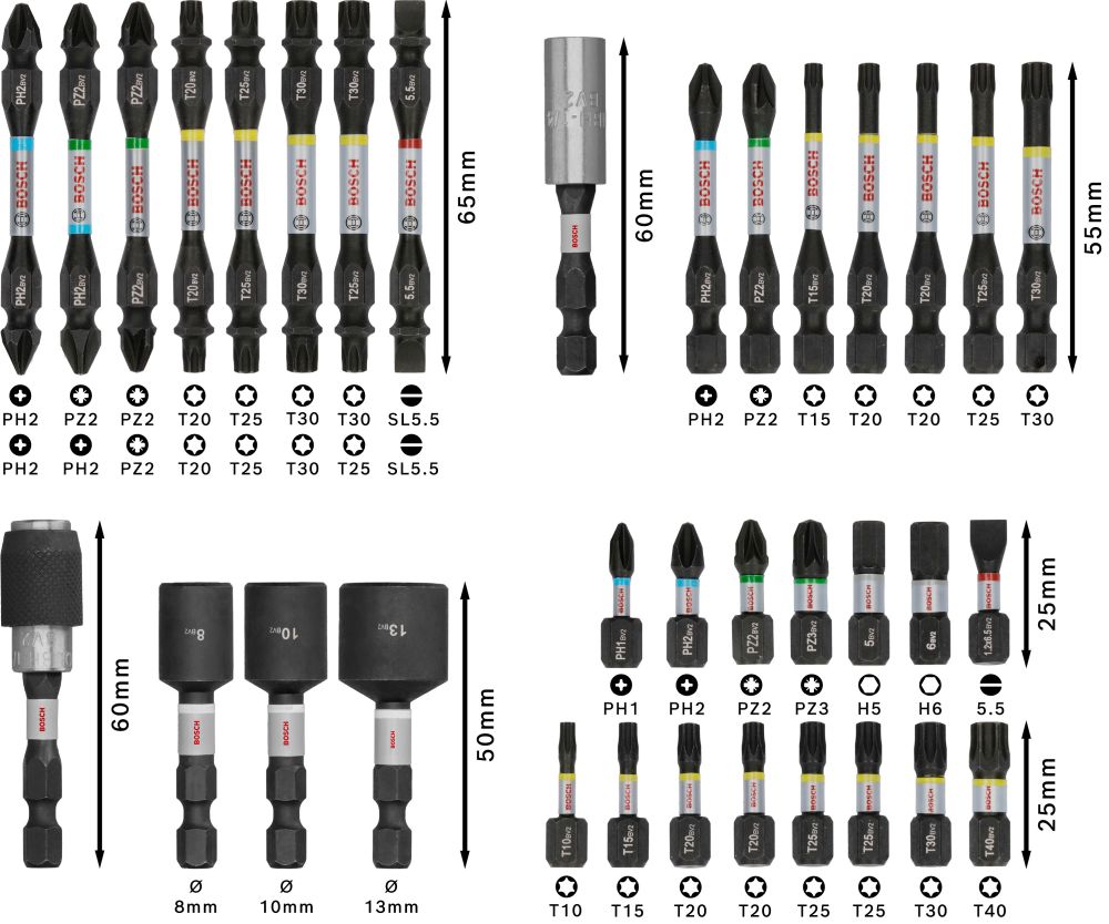 Bosch PRO Impact Schrauberbit Set, 35-tlg. Produktbild img5 L